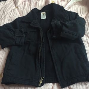 Light jacket, navy blue. Great condition.